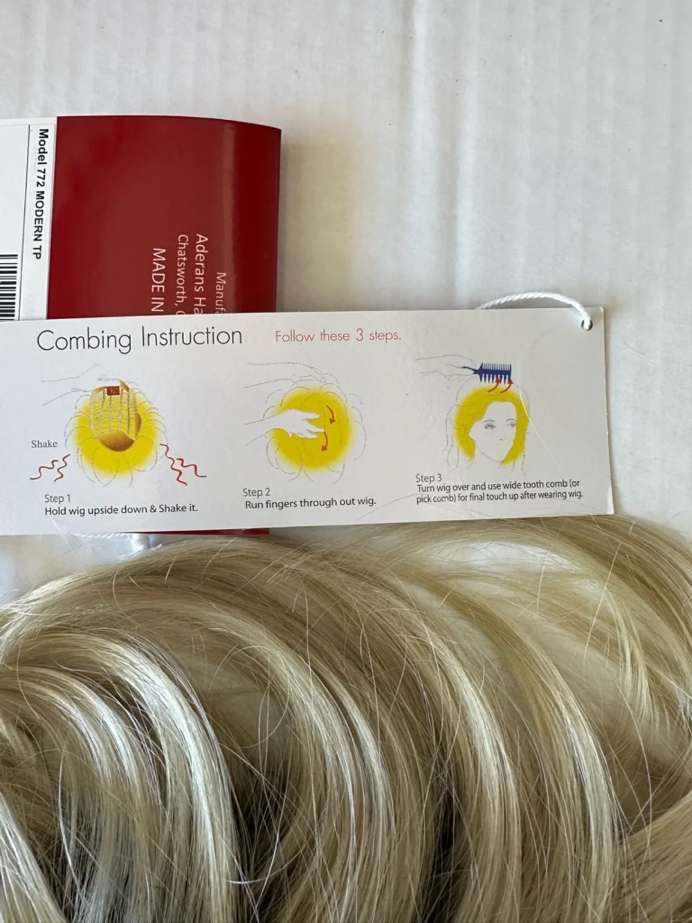 MODERN‎ TP Topper by Rene of Paris Hair Piece, Model 772 NEW! Champagne R
